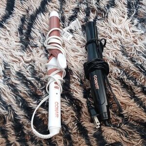 Conair Curling Iron And Straightener Set - White and Black